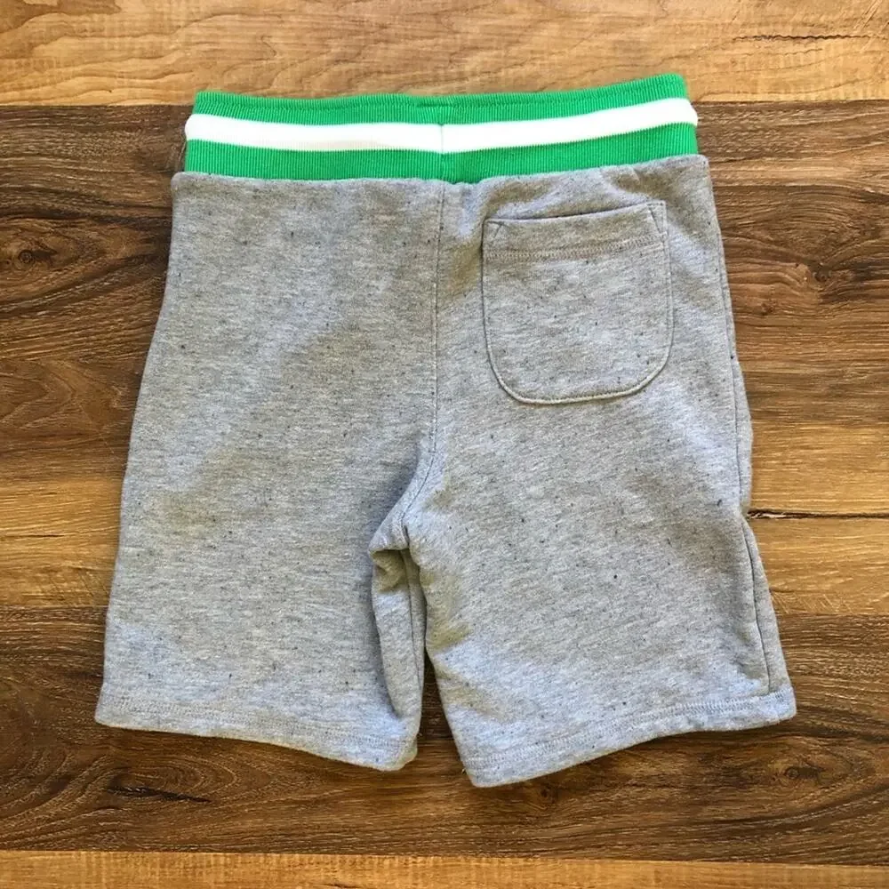 Cat & Jack Shorts Cotton Gray Drawstring Waist Size 6/7